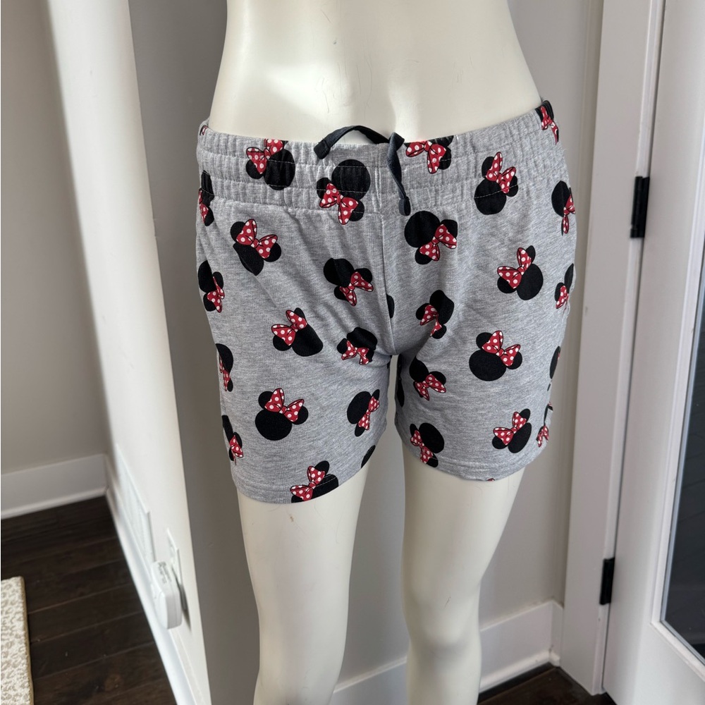 Disney Gray Minnie Mouse Women's Shorts Size Small